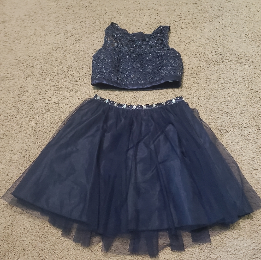 Two piece formal dress